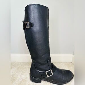 Life Stride Black Over-the-Knee Tall Riding Boots with Buckle Size 8.5